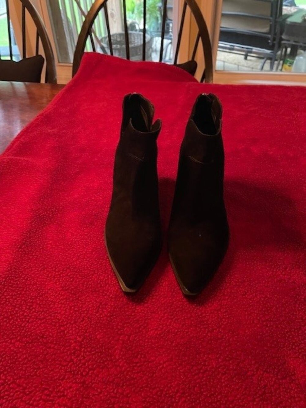 Vince Camuto Black Suede Bootie - Size 10 -  NWOT - $50